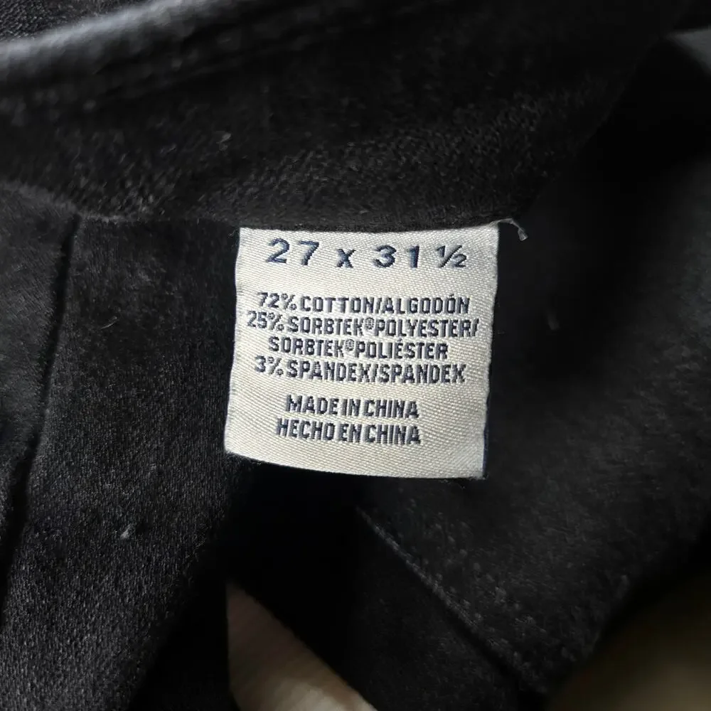 BKE Universal Fit Parker High Rise Western Black Bootcut Jeans Women's Size 27